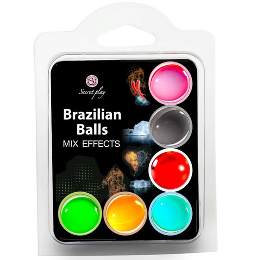 CONJUNTO SECRET 6 BOLAS BRASILEIRAS EFEITO MIX - Toys "n" Us