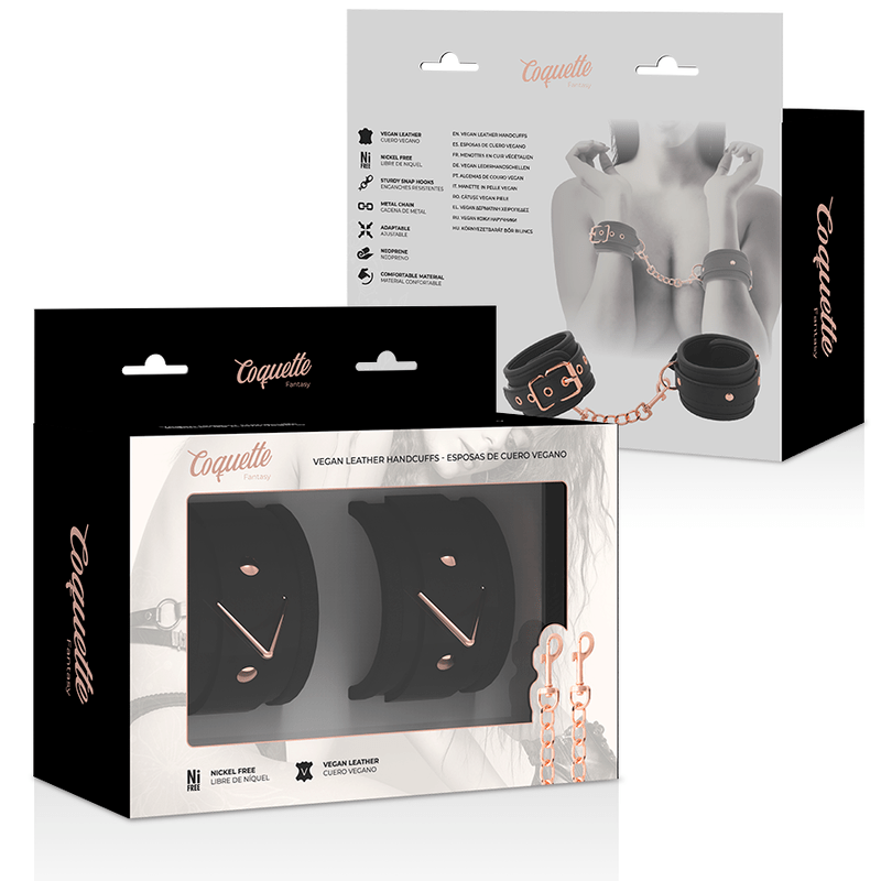 COQUETTE CHIC DESIRE - ALGEMAS DE COURO FANTASY VEGAN COM FORRO DE NOPRENE - Toys "n" Us