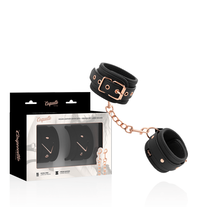 COQUETTE CHIC DESIRE - ALGEMAS DE COURO FANTASY VEGAN COM FORRO DE NOPRENE - Toys "n" Us