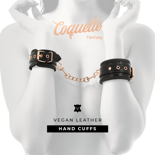 COQUETTE CHIC DESIRE - BLACK EDITION PREMIUM HANDCUFFS WITH NEOPRENE LINING - Toys "n" Us