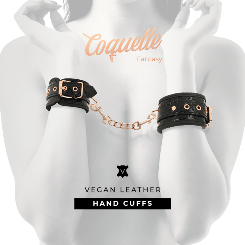 COQUETTE CHIC DESIRE - BLACK EDITION PREMIUM HANDCUFFS WITH NEOPRENE LINING - Toys "n" Us