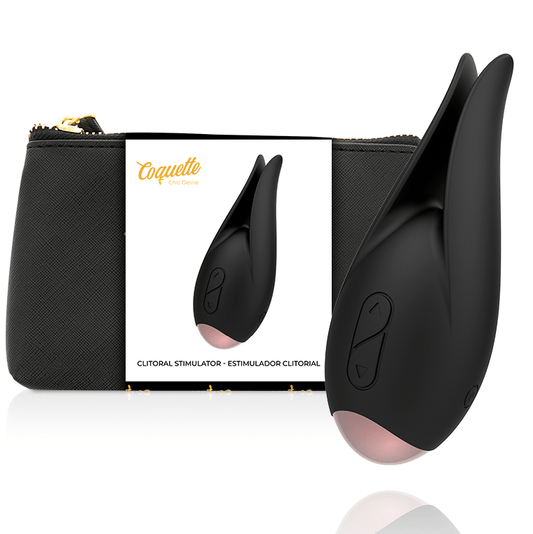 COQUETTE CHIC DESIRE - ESTIMULADOR CLITORIAL PRETO / OURO - Toys "n" Us