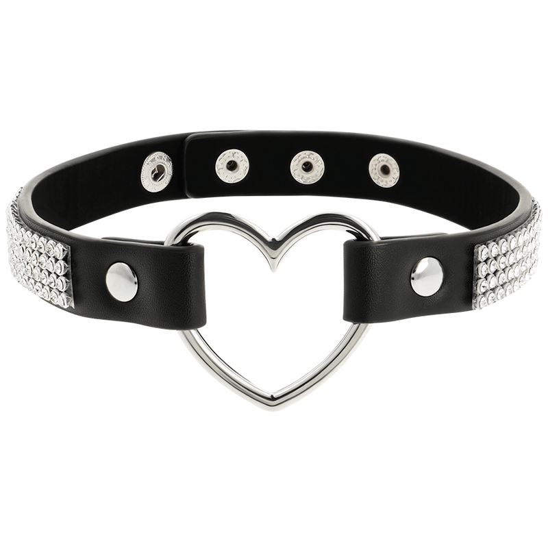 COQUETTE CHIC DESIRE - GARGANTILHA DE COURO VEGANO COM CORAO - Toys "n" Us