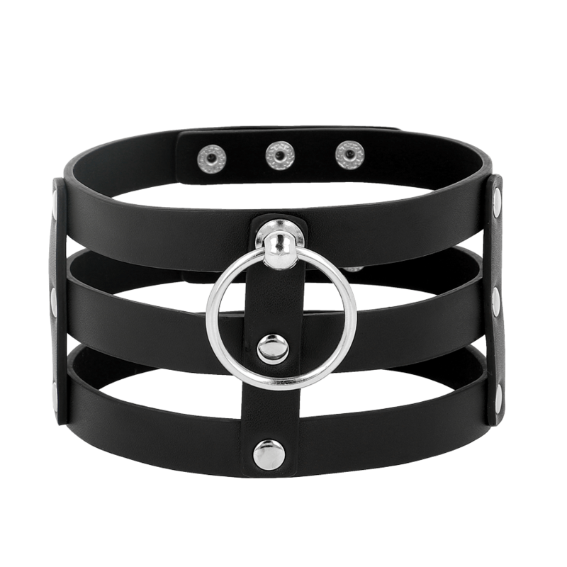 COQUETTE CHIC DESIRE - GARGANTILHA DE COURO VEGANO ESTILO FETISH - Toys "n" Us