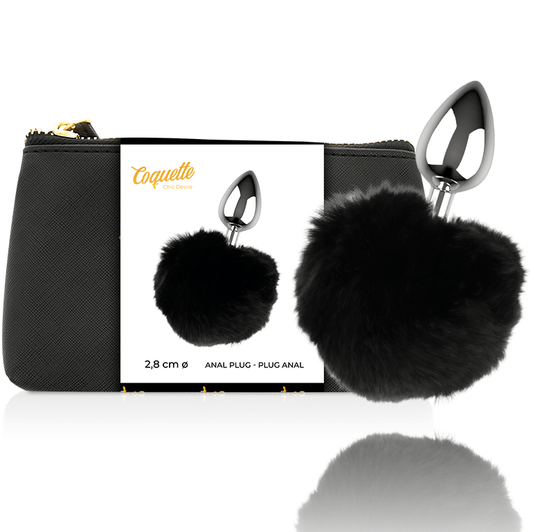 COQUETTE CHIC DESIRE - PLUGUE ANAL METAL TAMANHO L 2.8 X 4.1 CM - Toys "n" Us