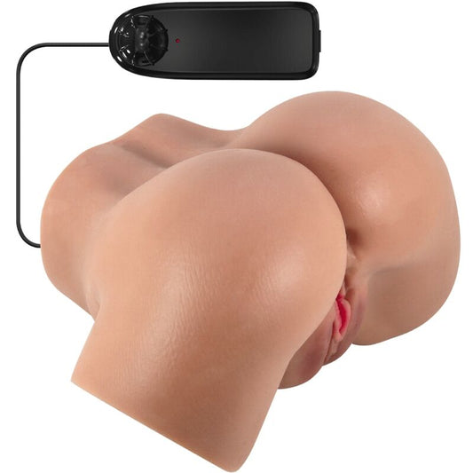 CRAZY BULL - HAILEY VIBRATOR BUTT WITH REALISTIC VAGINA AND ANUS MULATTO CONTROL REMOTO - Toys "n" Us