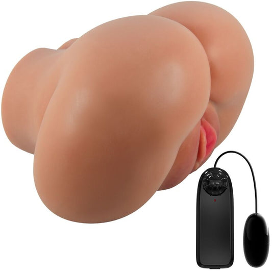 CRAZY BULL - LUNA VIBRATOR BUTT WITH REALISTIC VAGINA AND ANUS FLESH CONTROL REMOTO - Toys "n" Us