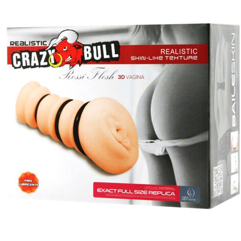 CRAZY BULL - MASTURBADOR COM ANÉIS VAGINA MODELO 2 - Toys "n" Us