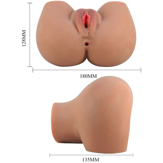 CRAZY BULL - MILA VIBRATOR BUTT WITH REALISTIC VAGINA AND ANUS FLESH CONTROL REMOTO - Toys "n" Us
