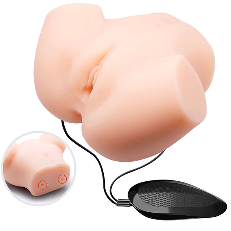 CRAZY BULL - REALISTIC VAGINA AND ANUS DOUBLE VIBRATION - Toys "n" Us