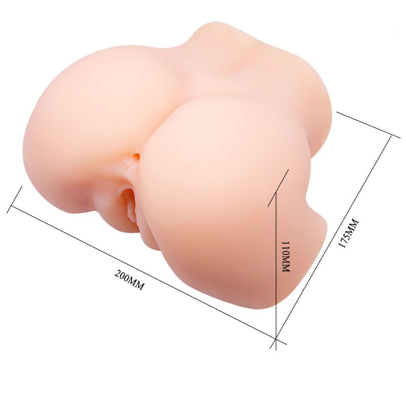 CRAZY BULL - REALISTIC VAGINA AND ANUS DOUBLE VIBRATION - Toys "n" Us