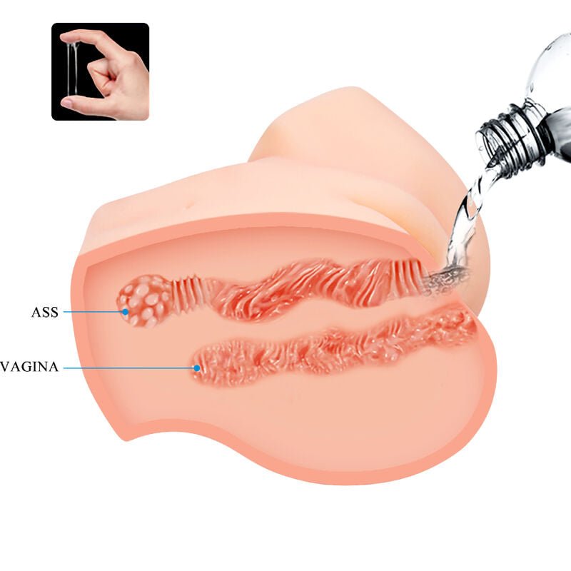 CRAZY BULL - REALISTIC VAGINA AND ANUS SAMANTHA VIBRATOR - Toys "n" Us