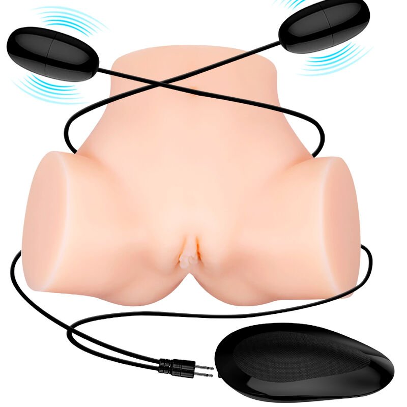 CRAZY BULL - REALISTIC VAGINA AND ANUS SAMANTHA VIBRATOR - Toys "n" Us
