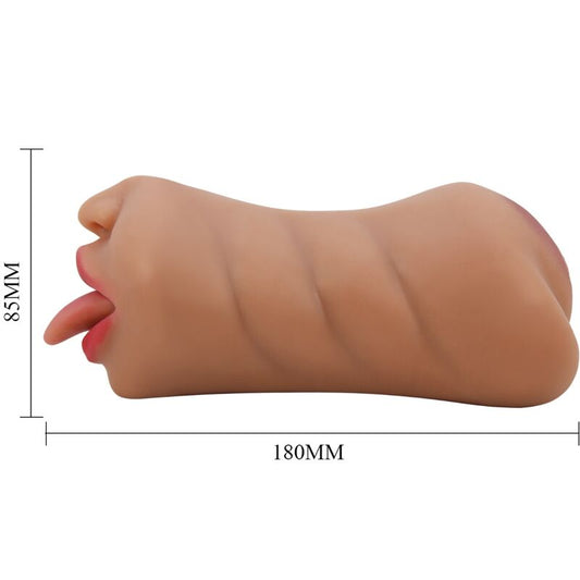 CRAZY BULL - SARAH DOUBLE MASTURBATOR MOUTH & VAGINA FLESH - Toys "n" Us