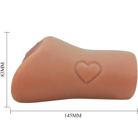 CRAZY BULL - SCARLET VAGINA AND ANUS DESIGN WITH A HEART FLESH - Toys "n" Us