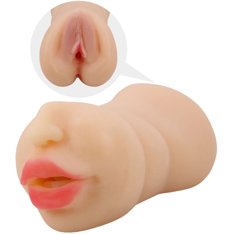 CRAZY BULL - ZOEY VAGINA - SHAPED MASTUBADOR DUAL ENTRY - Toys "n" Us