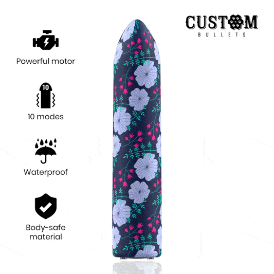 CUSTOM BULLETS - PERSONALIZADAS BALAS RECARREGÁVEIS PRIMAVERA 10 INTENSIDADES - Toys "n" Us