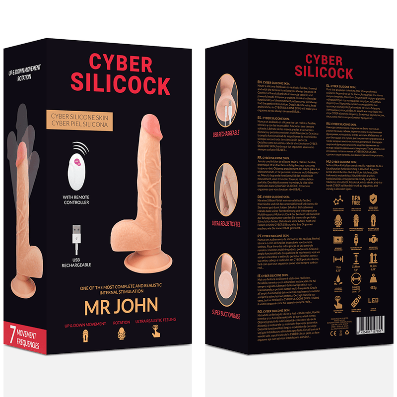 CYBER SILICOCK - CONTROLE REMOTO REALÍSTICO MR JOHN 23.88 CM - O - 4.3 CM - Toys "n" Us