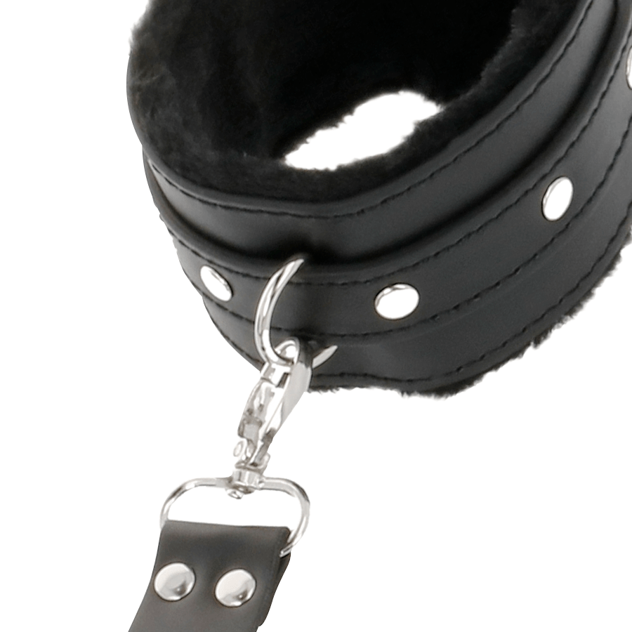 DARKNESS - ALGEMAS DE COURO PARA PÉS E MÃOS PRETAS - Toys "n" Us