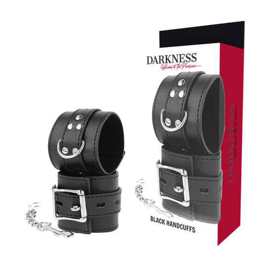 DARKNESS - ALGEMAS DE COURO PRETO - Toys "n" Us