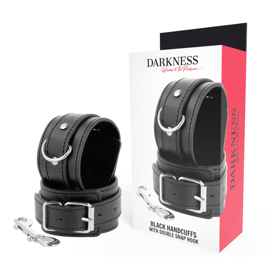 DARKNESS - ALGEMAS PRETAS AJUSTÁVEIS COM FITA DUPLA DE REFORÇO - Toys "n" Us