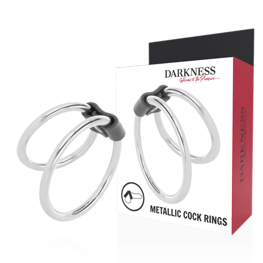 DARKNESS - ANEL DE PÊNIS DE METAL DUPLO - Toys "n" Us