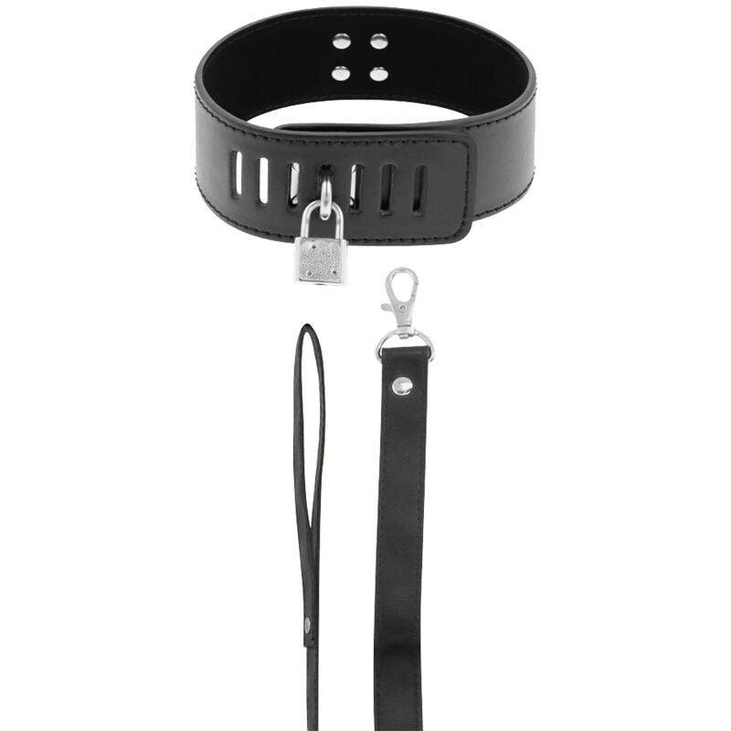 DARKNESS - COLAR BDSM COM FECHADURA PRETA - Toys "n" Us