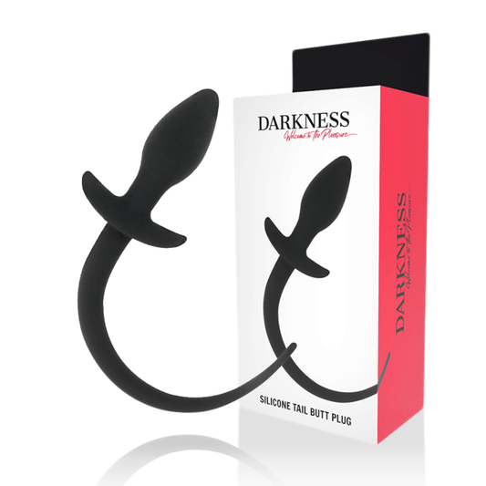 DARKNESS - PLUG ANAL 28 CM SILICONE PRETO - Toys "n" Us