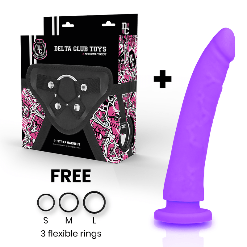 DELTA CLUB - TOYS ARNES + DONG PURPLE SILICONE 20 CM - O - 4 CM - Toys "n" Us