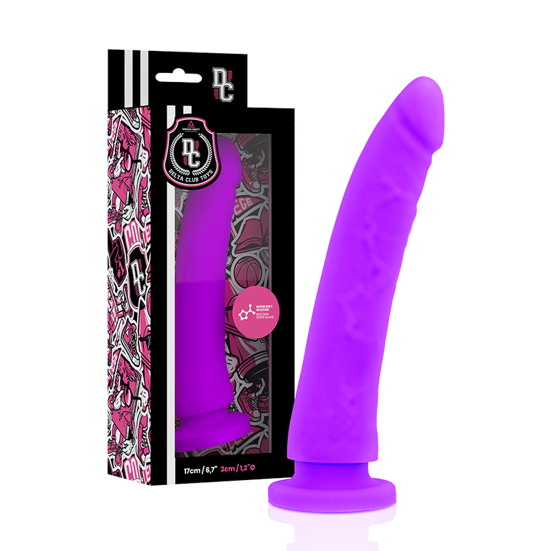 DELTA CLUB - TOYS HARNESS + DONG PURPLE SILICONE 17 CM - O - 3 CM - Toys "n" Us