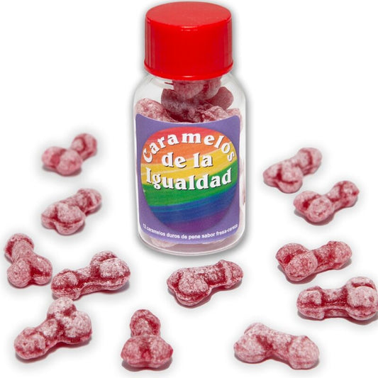 DIABLO PICANTE - 12 STRAWBERRY/CHERRY PENIS SHAPE EQUALITY CANDIES - Toys "n" Us