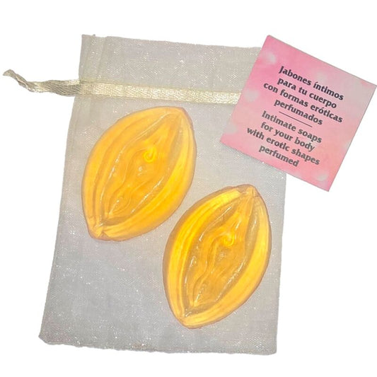 DIABLO PICANTE - 2 VAGINA SHAPED PERFUMED SOAPS YELLOW - Toys "n" Us