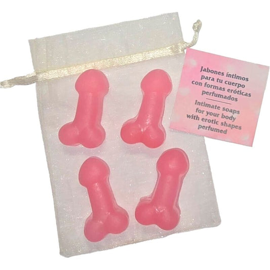 DIABLO PICANTE - 4 PENIS - SHAPED PERFUMED MINI SOAPS PINK - Toys "n" Us