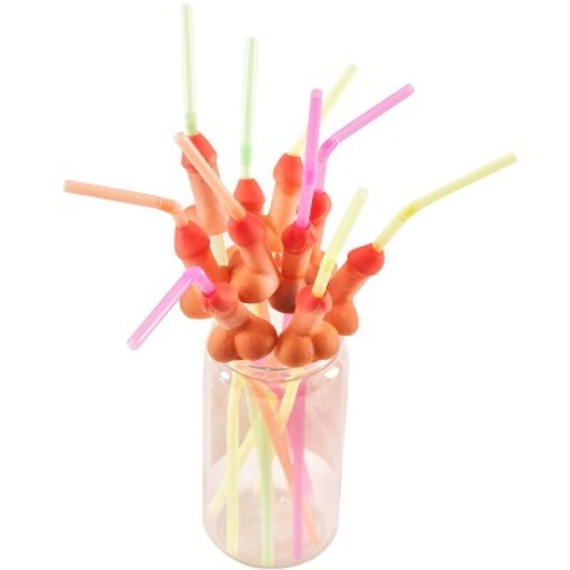 DIABLO PICANTE - BAG OF 10 NATURAL PENIS STRAWS - Toys "n" Us