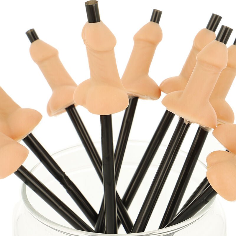 DIABLO PICANTE - BAG OF 10 NATURAL PENIS STRAWS - Toys "n" Us