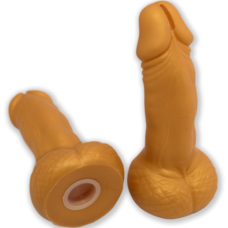 DIABLO PICANTE - PENIS SHAPED PIGGY BANK 22.5 CM GOLD - Toys "n" Us
