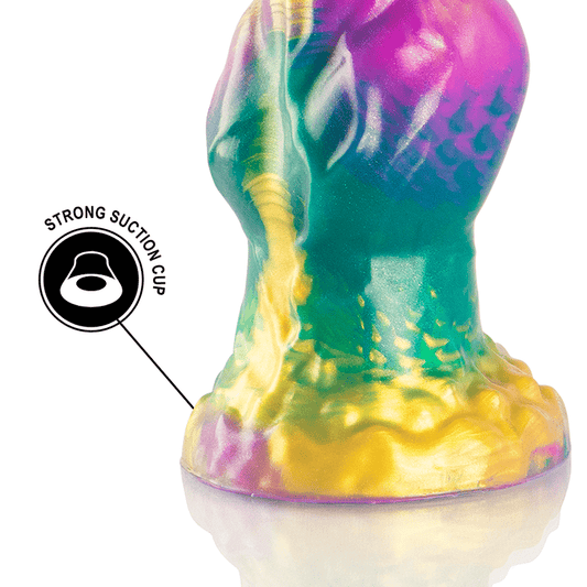 EPIC - IRIS DILDO COM TESTÍCULOS DE PRAZER ARCO - ÍRIS - Toys "n" Us