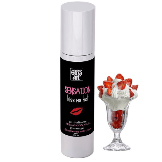 EROS - ART - SENSATTION LUBRIFICANTE NATURAL MORANGOS COM CREME 50 ML - Toys "n" Us