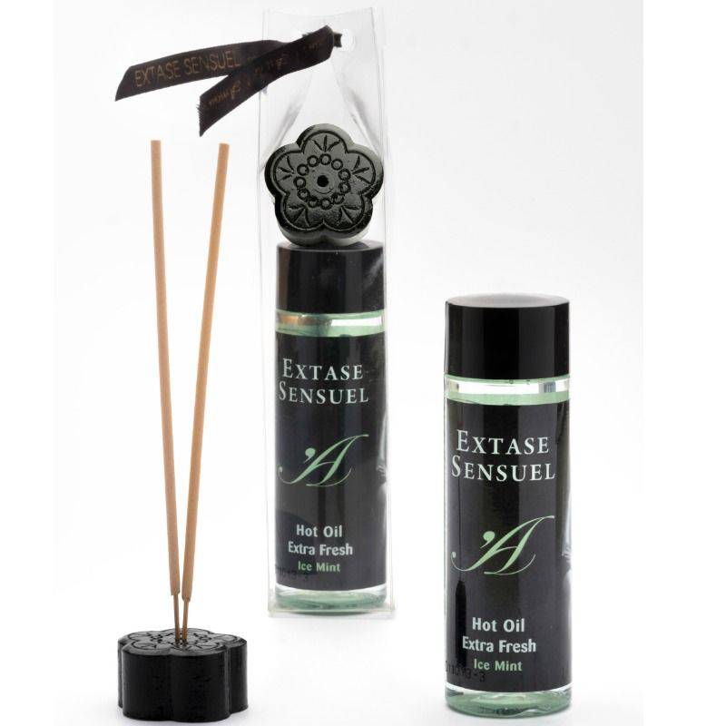 EXTASE SENSUAL - ÓLEO DE MASSAGEM COM EFEITO GELO EXTRA FRESCO 100 ML - Toys "n" Us