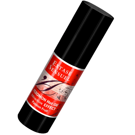 EXTASE SENSUAL - ÓLEO DE MASSAGEM DE EFEITO CALOR COM FEROMÔNIOS DE MARACUJ 30 ML - Toys "n" Us