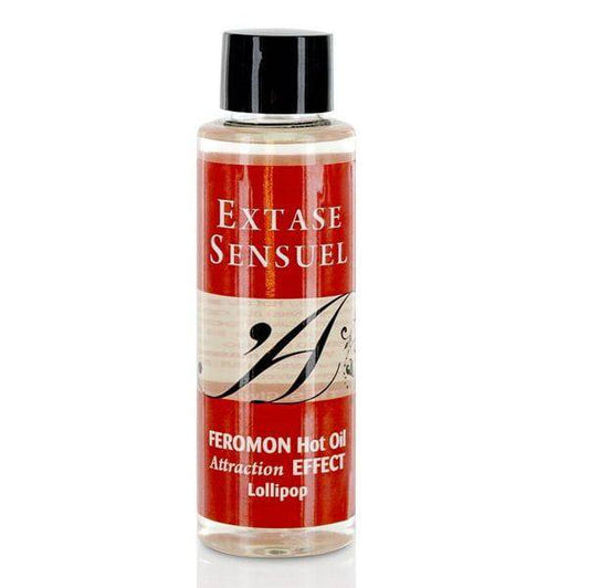 EXTASE SENSUAL - ÓLEO DE MASSAGEM DE EFEITO DE CALOR COM FEROMONAS DE PIRULET 100 ML - Toys "n" Us