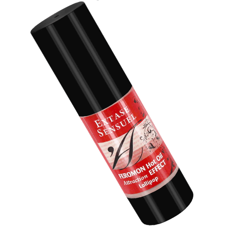 EXTASE SENSUAL - ÓLEO DE MASSAGEM EFEITO DE AQUECIMENTO COM FEROMONAS DE PIRULITO 30 ML - Toys "n" Us
