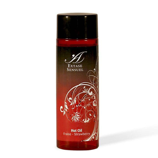 EXTASE SENSUAL - ÓLEO ESTIMULANTE DE CALOR DE MORANGO 100 ML - Toys "n" Us
