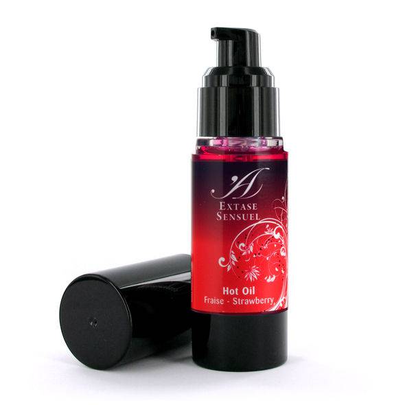 EXTASE SENSUAL - ÓLEO ESTIMULANTE DE CALOR DE MORANGO 30 ML - Toys "n" Us