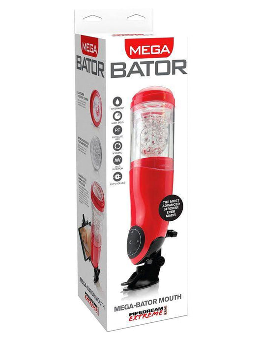 EXTREME TOYZ - PDX MEGA BATOR USB MASTURBADOR MASCULINO BOCA VERMELHO - Toys "n" Us