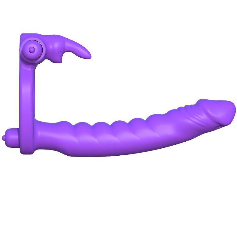 FANTASY C - RINGZ - SILICONE DOUBLE VIBRATOR COELHO - Toys "n" Us