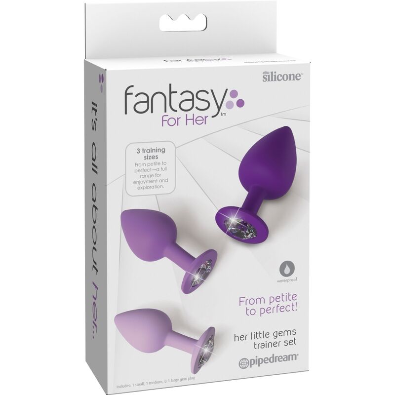 FANTASY FOR HER - CONJUNTO DE PLUG ANAL VIOLETA - Toys "n" Us