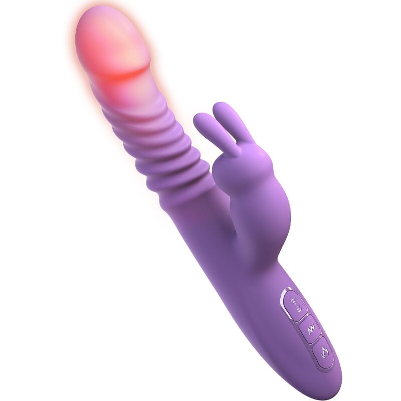 FANTASY FOR HER - ESTIMULADOR DE CLITÓRIS DE COELHO COM OSCILAÇÃO DE FUNÇÃO DE CALOR E VIBRAÇÃO VIOLETA - Toys "n" Us