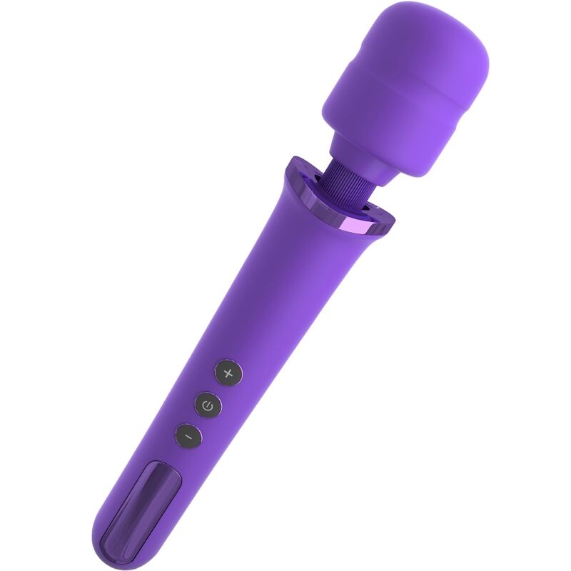 FANTASY FOR HER - MASSAGADOR DE VARINHA RECARREGÁVEL PARA ELA E VIBRADOR 50 NÍVEIS VIOLETA - Toys "n" Us