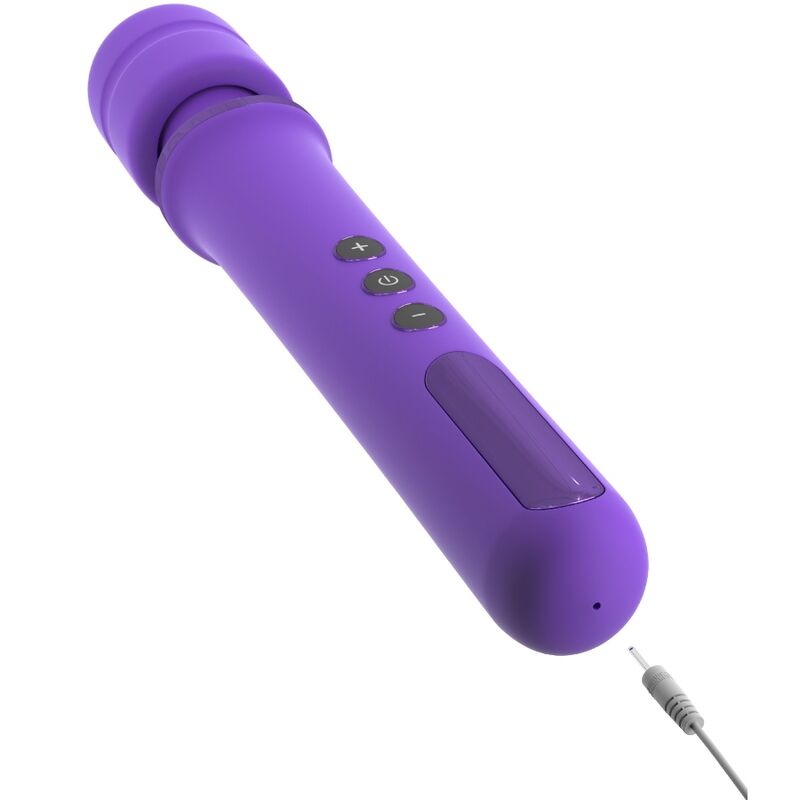 FANTASY FOR HER - MASSAGADOR DE VARINHA RECARREGÁVEL PARA ELA E VIBRADOR 50 NÍVEIS VIOLETA - Toys "n" Us
